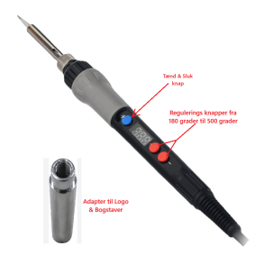 Br�ndepen 110W med Adapter /  og  Logo stempel 