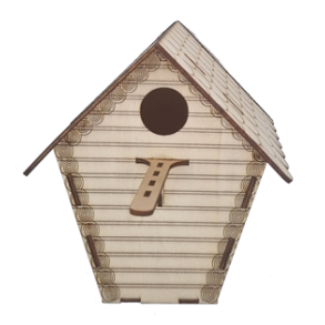 Redekasse Fuglehus Bj�lkehus i 3mm krydsfiner