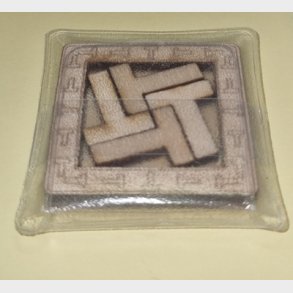 4 T Puslespil i lommeformat,  mler 40 x 40 mm i plastlomme