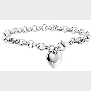 Armbnd forslvet med hjerte