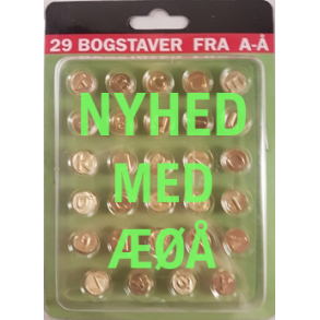 Bogstaver fra A-� til br�ndepen 