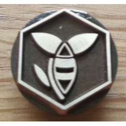 Brndestempel til Trdrejning / Lderarbejde Logostempel i strrelsen 20 - 25 - 30 mm