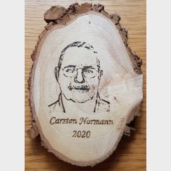 Lasergravering af tr emner