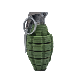 Hndgranat atrap lavet af 3mm Krydsfiner 