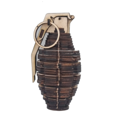 Hndgranat atrap lavet af 3mm Krydsfiner 