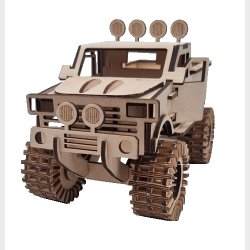 Dbsgave til dreng JEEP med navn og dato