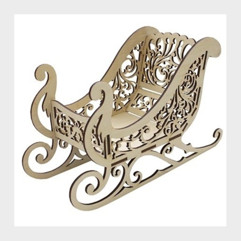 Juilemandens slde laserskret 135 x 92mm