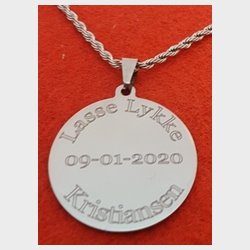 Vedhng blank poleret rustfri stl