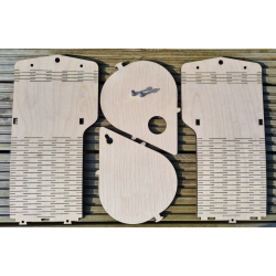 Redekasse Fuglehus Drbeformet i 3mm krydsfiner