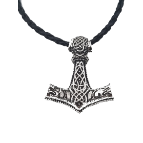 Thors Hammer med flettet halsk�de