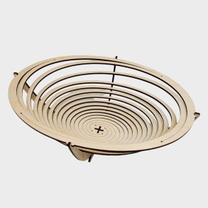 Spiral Sk�l 3mm krydsfiner D 40cm