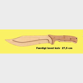 Bowie kniv frdig lavet