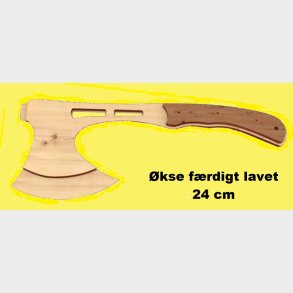 Laser sk�ret Viking �kse i 3mm krydsfiner