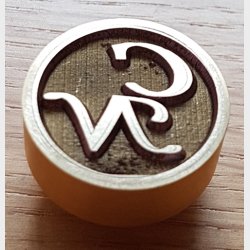 Brndestempel til Trdrejning / Lderarbejde Logostempel i strrelsen 20 - 25 - 30 mm