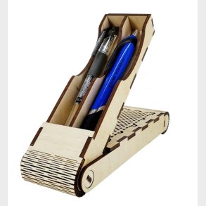 Penalhus Penne Box 3mm krydsfiner lasersk�ret